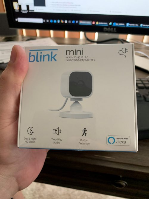 echo show cameras blink mini box