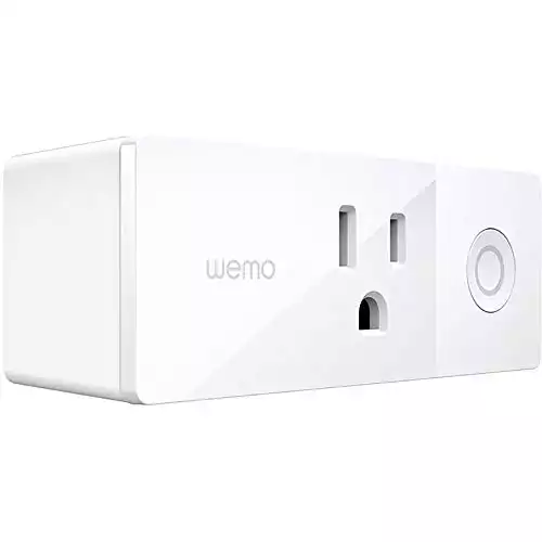 Wemo Mini Smart Plug, WiFi Enabled, Works with Alexa, Google Assistant & Apple HomeKit