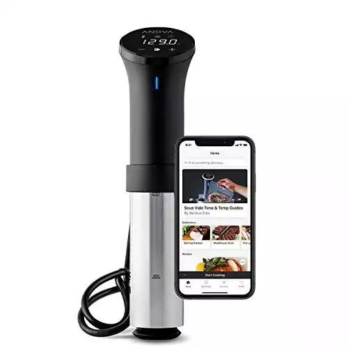 Anova Culinary Sous Vide Precision Cooker 2.0 (WiFi), 1000 Watts