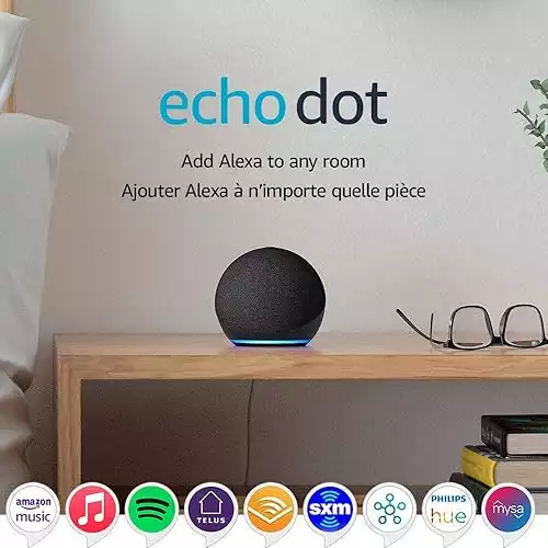 Echo Dot (4th Gen, 2020 release) | Smart speaker with Alexa | Charcoal