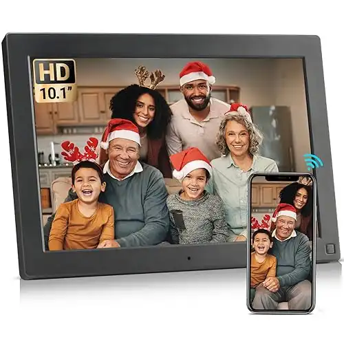 BSIMB Digital Photo Frame 10.1 Inch WiFi, Digital Picture Frame