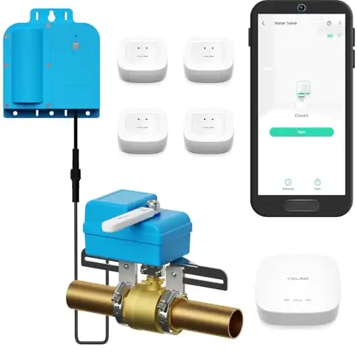 YoLink DIY Automatic Water Leak Detection & Shut-Off Starter Kit